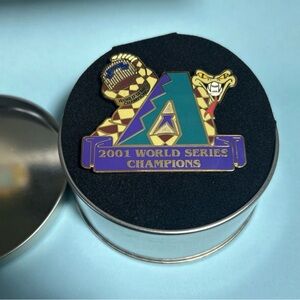 Arizona Diamondbacks-2001 World Series Champions Stadium Pin XL,Ltd Ed New w/Tin